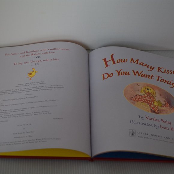 How Many Kisses Do You Want Tonight? by Varsha Bajaj Children's Bedtime Book - Picture 8 of 8